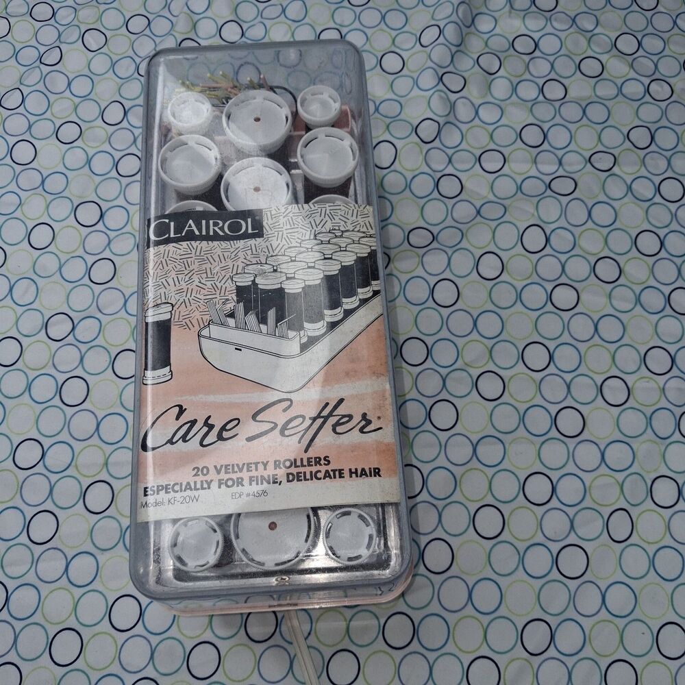 Vintage Clairol Care Setter Hot Roller Set ( Model KF- 20W) 1991 tested